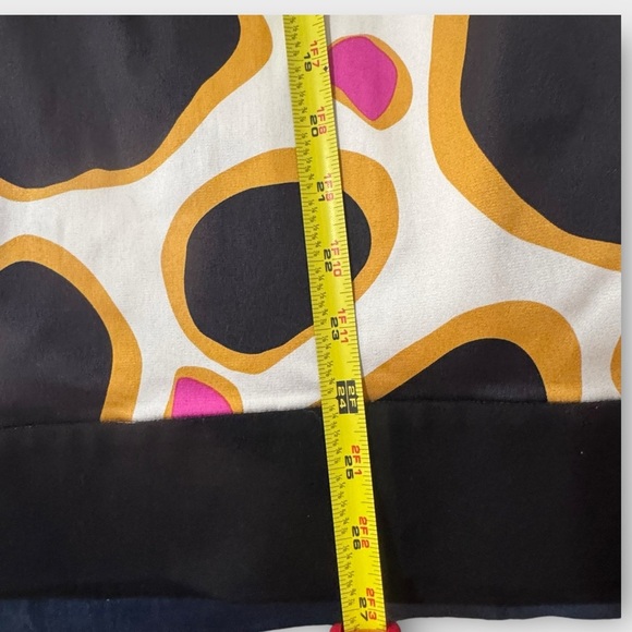 Diane Von Furstenberg Silk Sz 8 Bubble Hem Mod MCM pockets cocktail loud dress - Picture 9 of 16